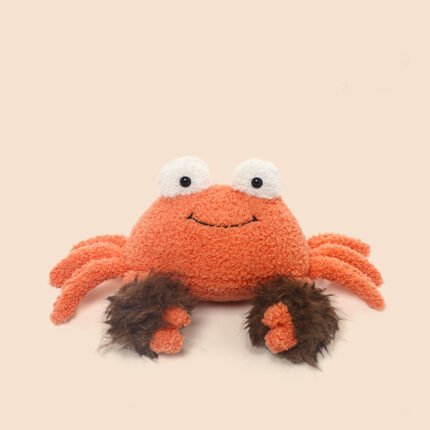 Cheerful Plush Crab